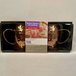 Better Homes & Gardens Hammered Moscow Mule Mugs